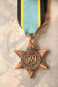 WW2 Air Crew Europe star medal