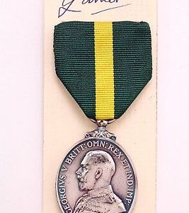 GV Territorial forces efficiency medal