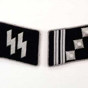 SS gorget collar tabs patch