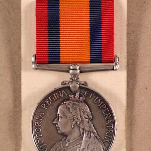 queens South Africa medal