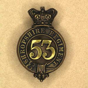 53rd regiment of foot badge Shropshire regt
